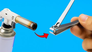 SCHEERSCHERP!!! Eenvoudige manier om een nagelknipper te slijpen! Geweldige methode!