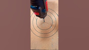 2 Easy Ways to Draw a Perfect Circle #shorts #diy #tips #skills #tricks