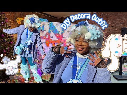 Making a Cinnamonroll Decora outfit to attend the LARGEST Harajuku event in NYC!