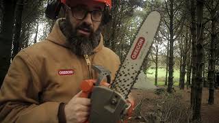 The Most Dangerous Thing You Can Do With A Chainsaw  Carb Tuning Husqvarna T525 Chainsaw