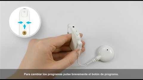 Uso del Botón de Programas en el Naída CI