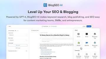 BlogSEO AI: Boost Your SEO & Website Traffic with High Quality Content
