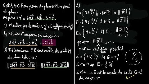 barycentre exercice 27 : Réduction d