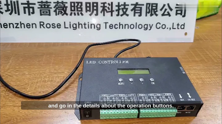 H807SA Controller Features lntroduction Video#ARTNET DMX SPI controller