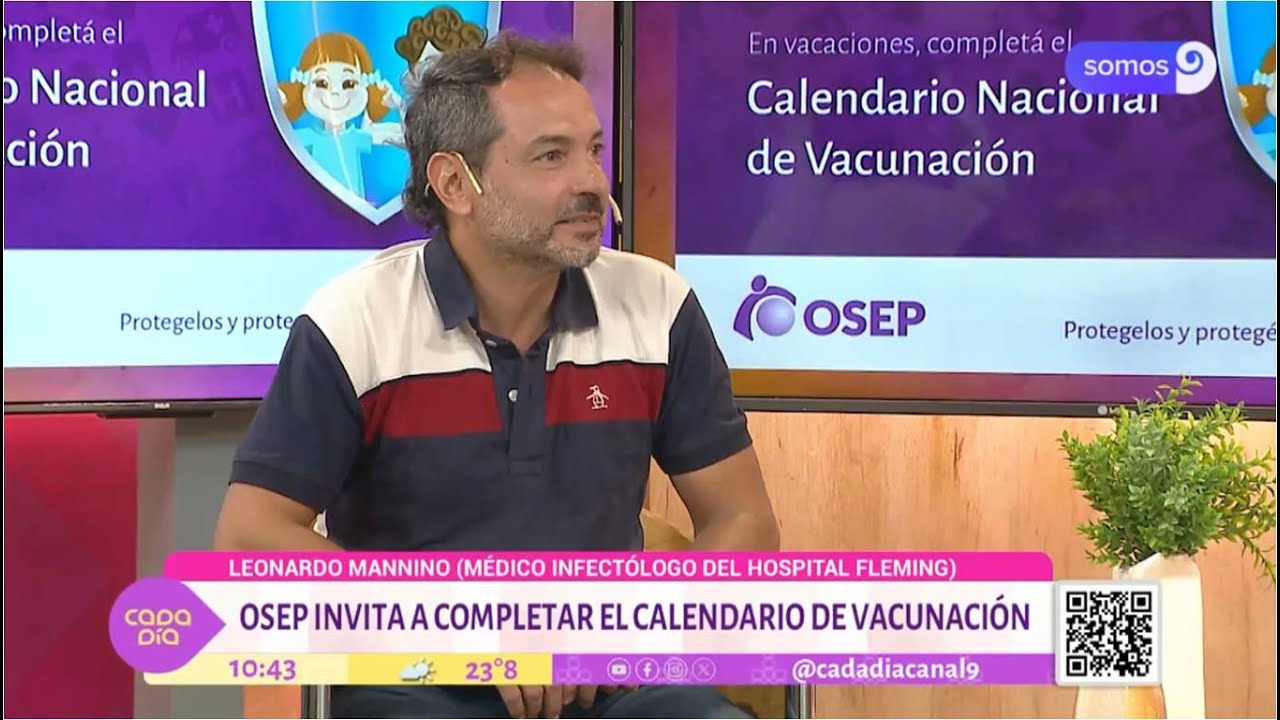 Osep te invita a completar tu calendario de vacunación