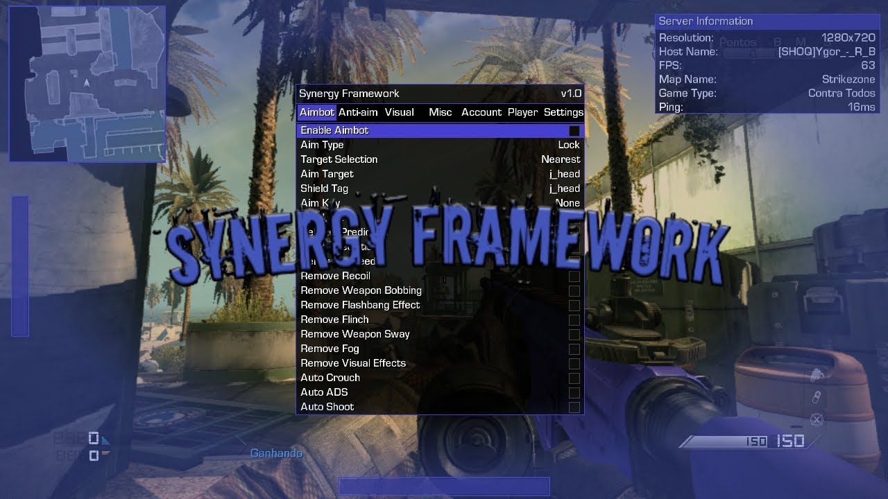 [PS3/CFW/HEN/Ghosts] *NEW* Synergy Framework, Protection, Aimbot ...