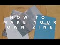 Make your own photo zine for FREE - tutorial