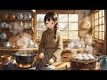 Breaking the Dried Mirror Mochi with a Wooden Hammer 🔨❄️ | Ghibli Style ASMR & Japanese Cooking