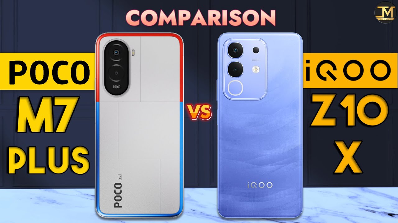 POCO M7 Plus vs iQOO Z10x : Which Phone is Best🤨❓ - YouTube