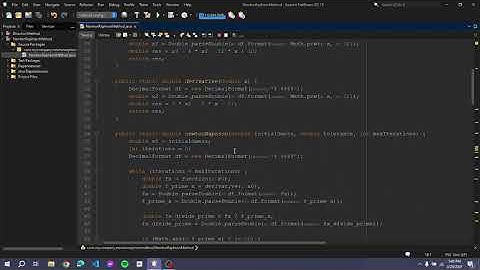 Newton Raphson Method in Java