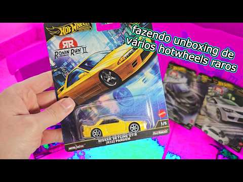 Unboxing several rare Hot Wheels