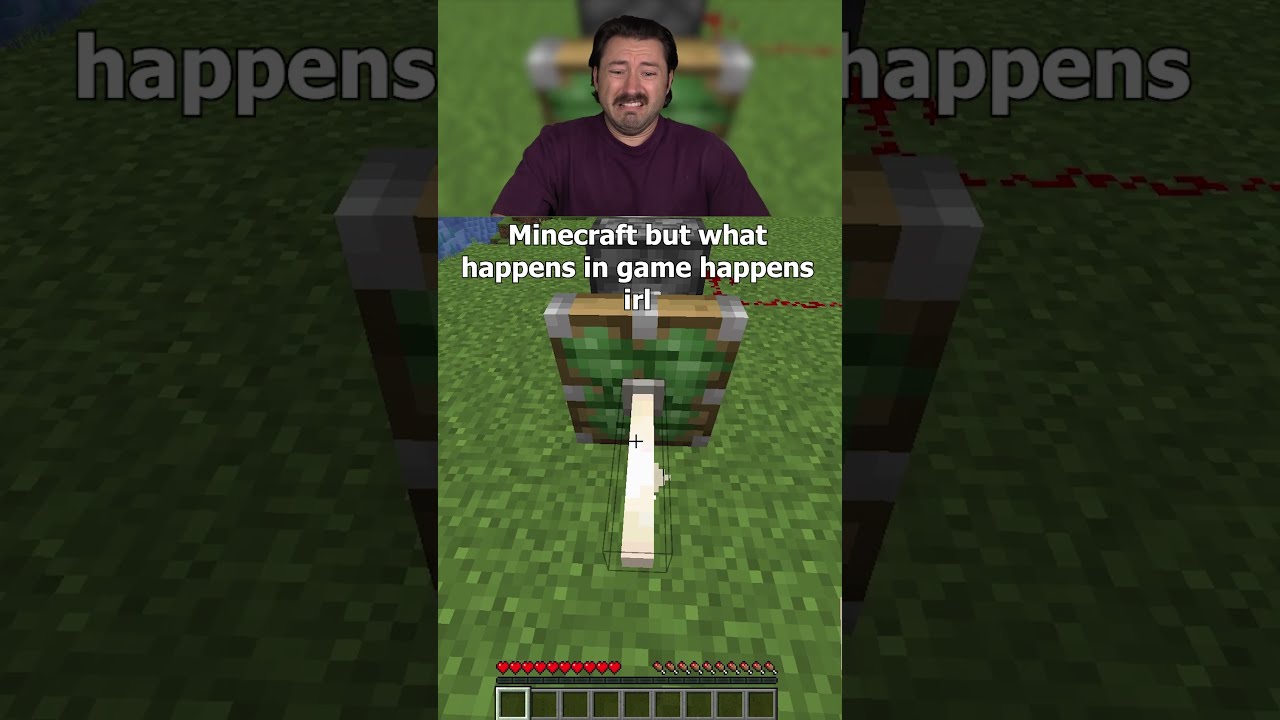 If Anything happens in Minecraft, it happens IRL...
