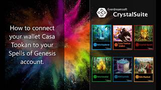 Spells of Genesis : How to connect your Casa Tookan Wallet BTC & ETH to your account screenshot 4