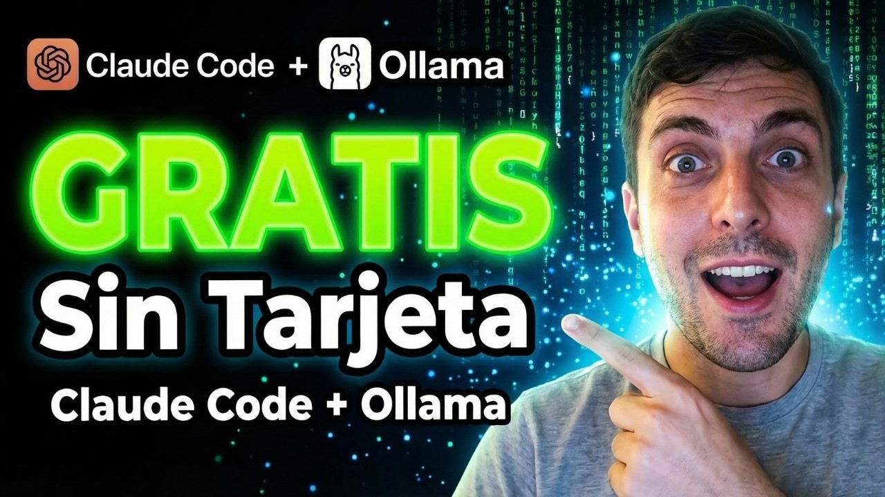 Claude Code GRATIS y sin Tarjeta — Úsalo con Ollama - YouTube