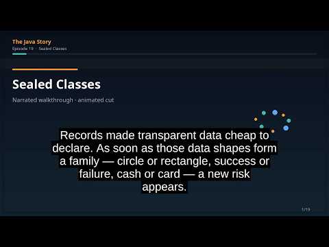 The Java Story Ep 19: Sealed Classes