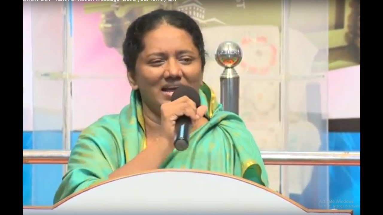DR. JEYARANI ANDREW DEV- Tamil Christian Message -Build your family ark