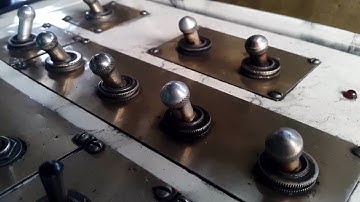 Turn On a Toggle Switch Stock Video