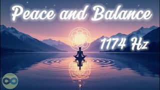 1174 Hz Balance Frequency Meditation | Deep Theta Brain Sync + Dreamy Soundscape for Inner Harmony