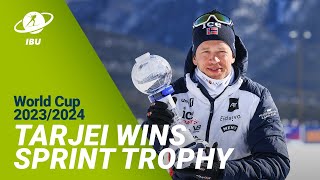 World Cup 23/24 Canmore: Tarjei Boe wins Sprint Trophy 13 years after the first one!