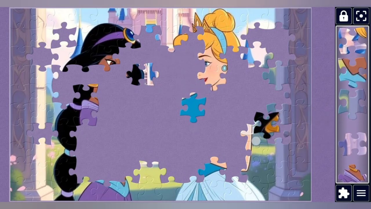 A princesses' Secret Exchange👑👑🎀🪩💒//jigsaw Challenge Hub🧩//jigsaw puzzles game🧩🧩//