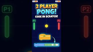 Scratch Tutorial: Code Your Own Pong Game! 🏓✨ #scratchtutorial #kidscoding #codeblocks #games