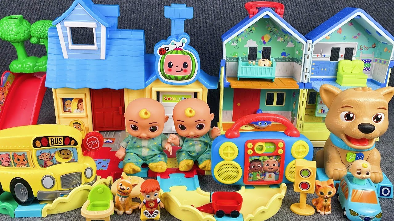 10 Minutes Satisfying with Unboxing Cocomelon Car& Doll Set Review Toys | ASMR 