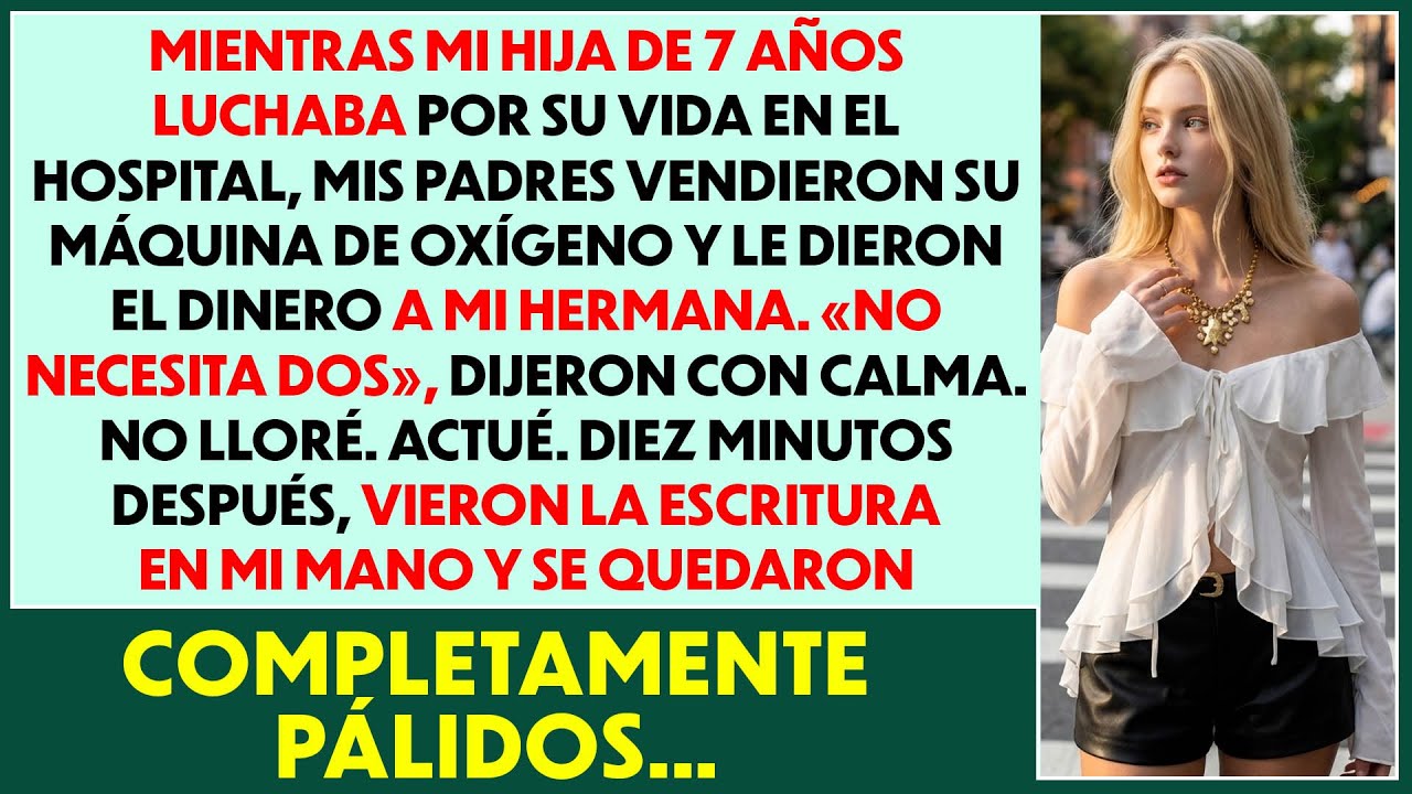 Mis padres vendieron el soporte vital de mi hijo de 7 años y regalaron nuestra habitación