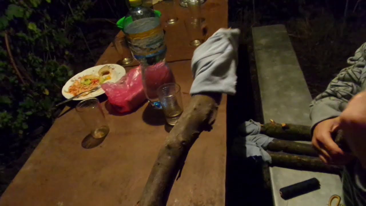 i Факел из ветоши и растительного масла homemade torch made of rags and ...