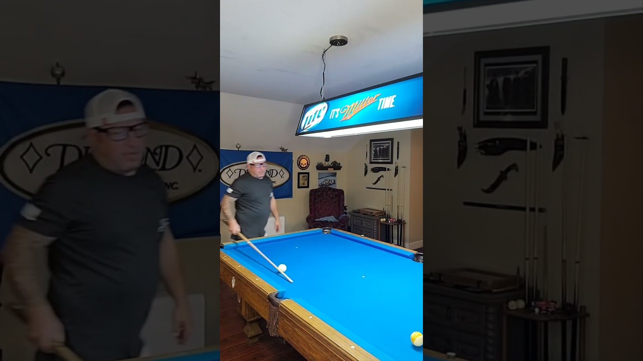 Image of video the Learn how to aim like the pros using side spin #billiards #pool #aiming 13
