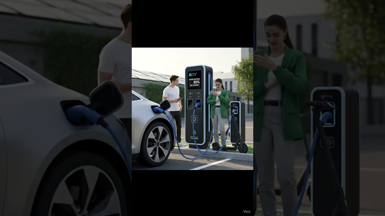 EV Charging स्टेशन 😍🤩