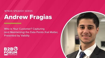 Who is Your Customer? Capturing (and Maintaining) the Data Points That Matter with Andrew Fragias