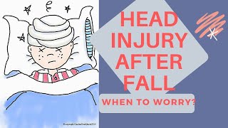 Head injury after fall in kids, three things to know about when it is dangerous?