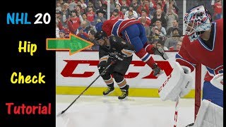 NHL 20 Hip check tutorial