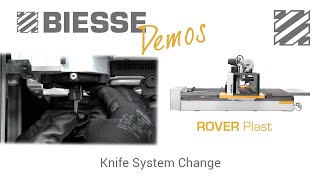 CNC Rover Plast - Knife System Change