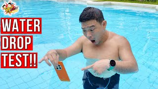 [Drop Test] Ep. 1 Huawei Mate 50 Pro Water Drop Test - Can It Survive? | Gadget Sidekick