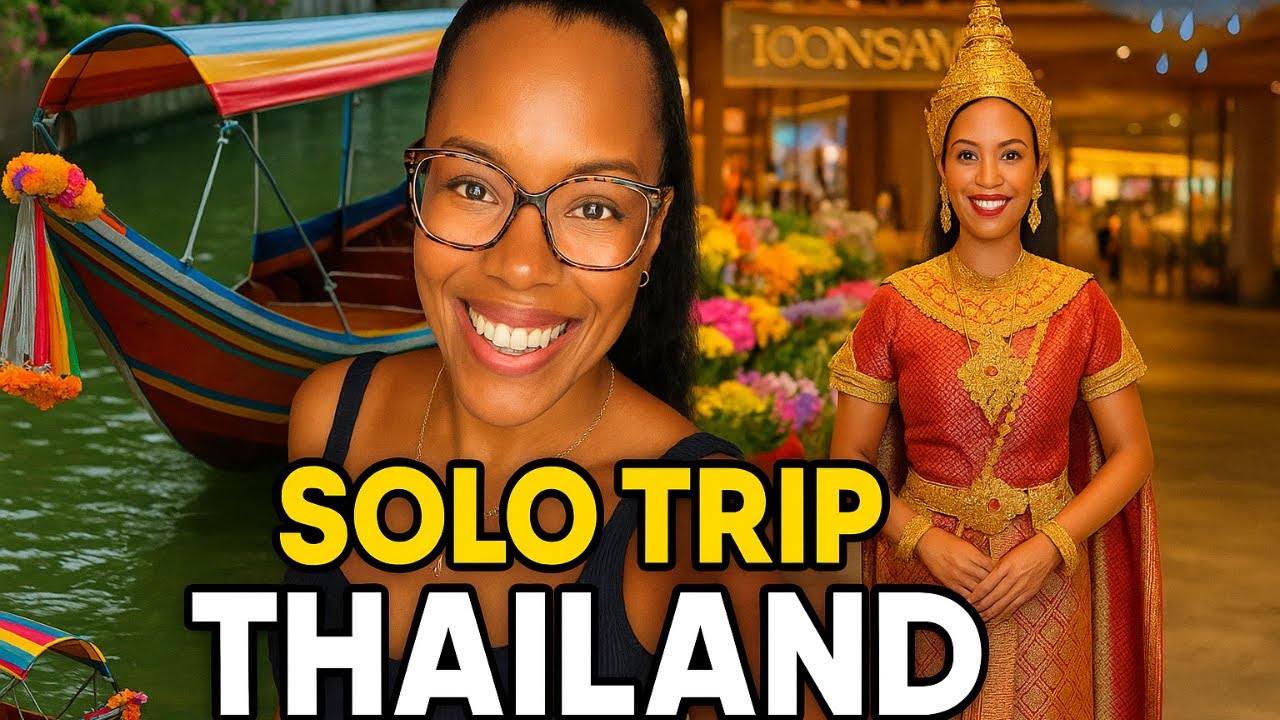Solo Trip in Thailand 🇹🇭 | Artist House, Thai Royalty Dress Up, Flower Market & ICONSIAM Food Hunt