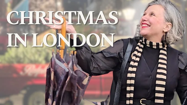 London day vlog — the magic of Christmas London lights & charity shop London try-ons