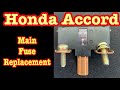 How to change a honda accord main fusediy