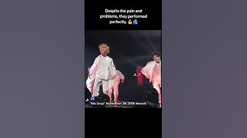 Jimin, JK and Suga , problems during "Mic Drop" but they didn