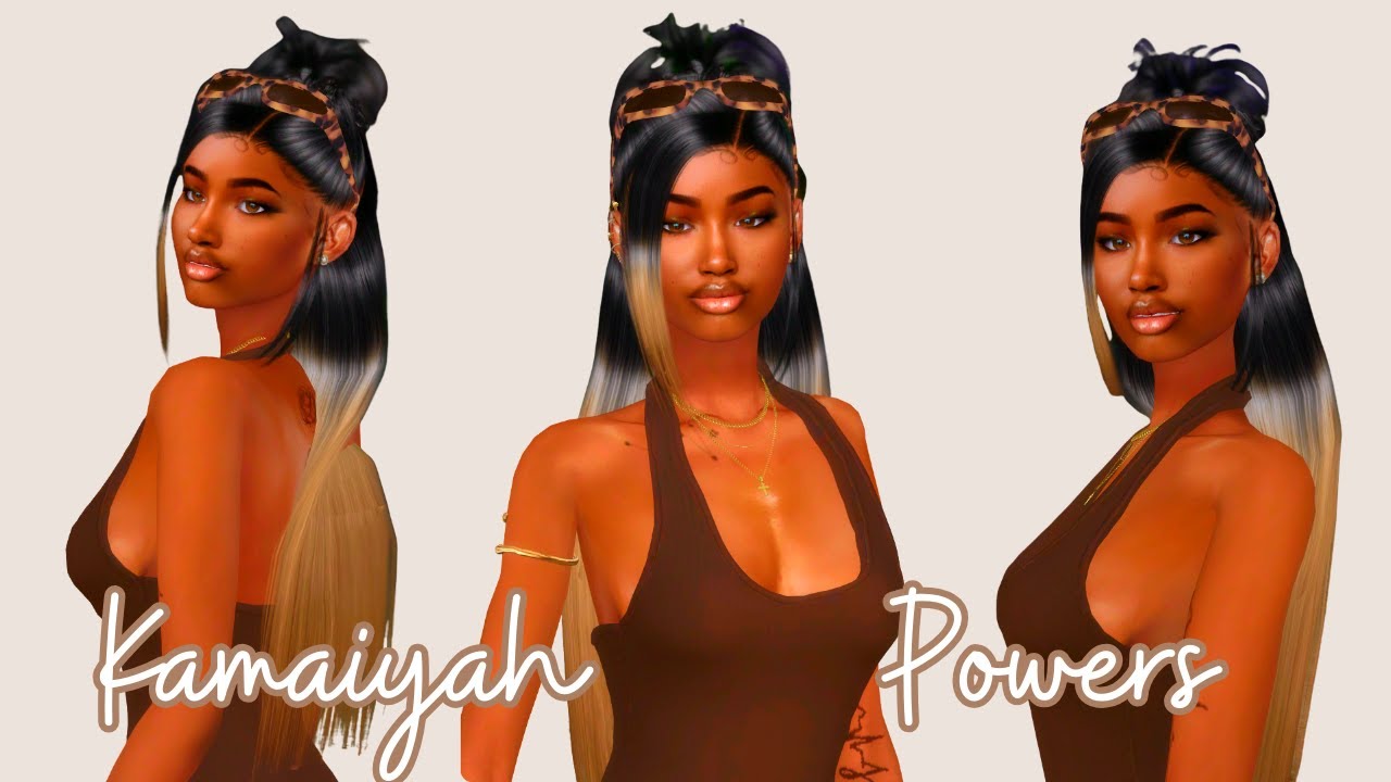 New Sim Unlocked! | Kamaiyah Powers (SIMS 4 CAS)