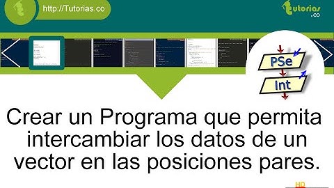 arreglos – pSeint (intercambiar vector posiciones pares)