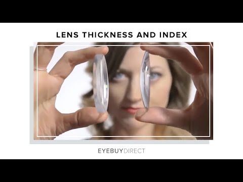 Glasses Lens Index Chart