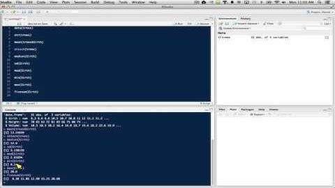Summary Statistics in R