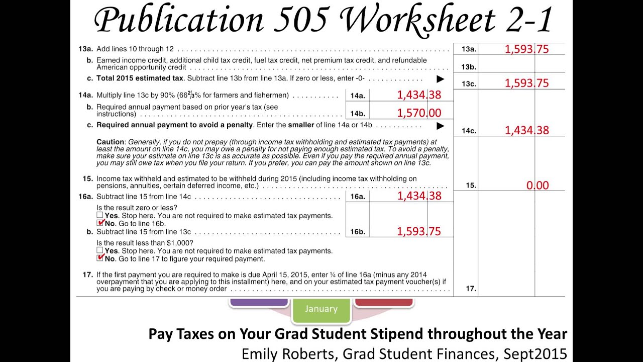 Pay Your Grad Student Taxes throughout the Year YouTube