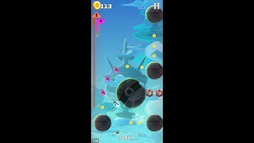 Cosmobot - Hyper Jump (by ANKAMA GAMES) - casual game for android and iOS - gameplay.
