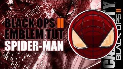 Black Ops 2 Emblem Tutorials - Spider-Man