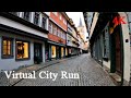 Virtual Run for Treadmill - Germany, Erfurt 4K with music