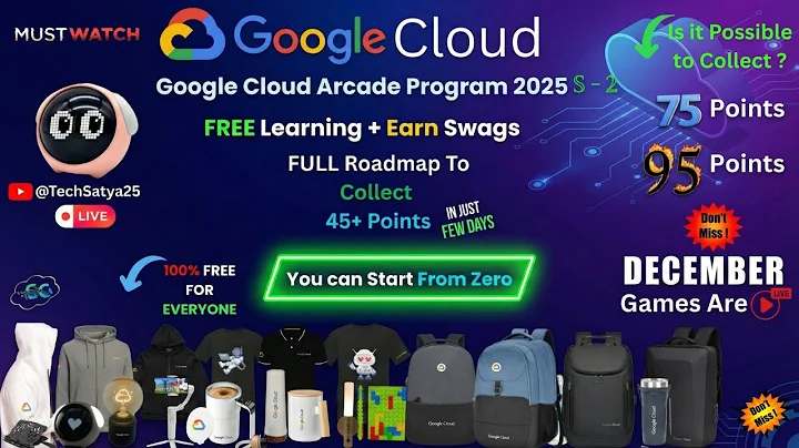Google Cloud Arcade Full Roadmap December 🔥 | Earn 45+ Points Fast | Google Swags Free | #important