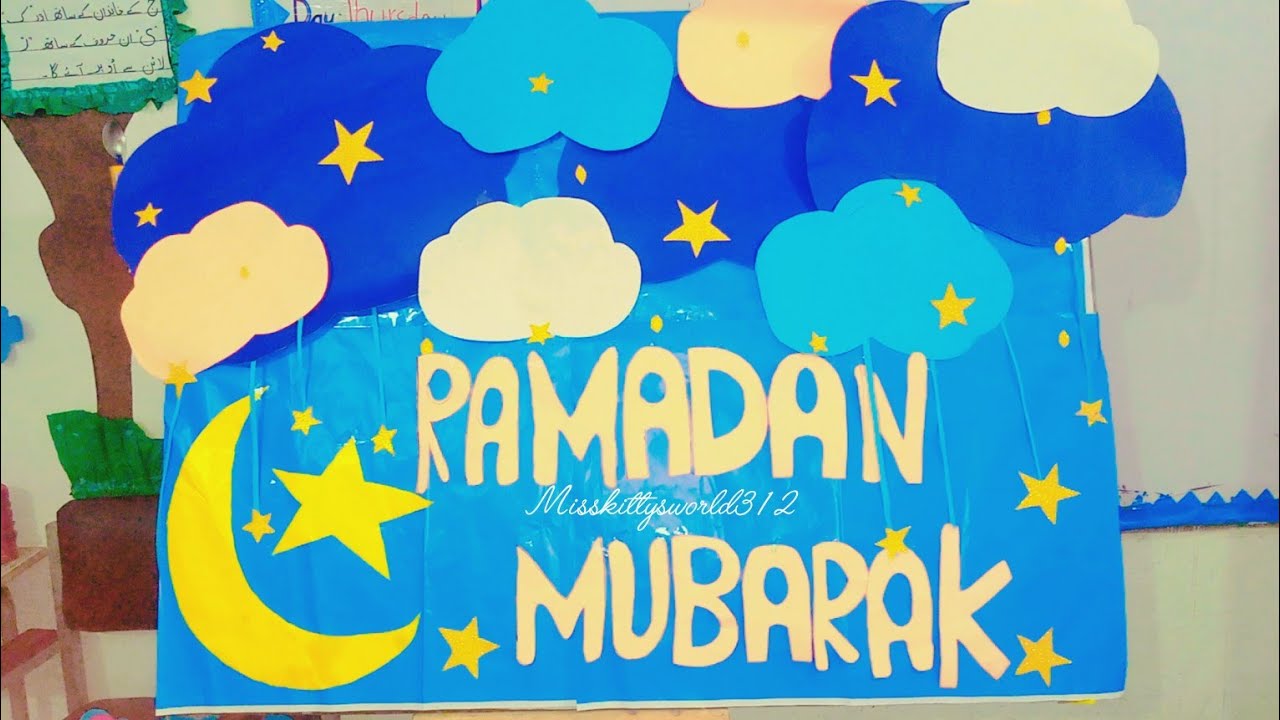 Ramadan Bulletin Board Ideas #ramadan #ramazanmubark - YouTube