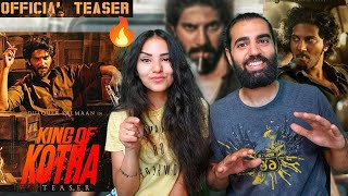 🇮🇳 REACTING TO KING OF KOTHA OFFICIAL TEASER! 👑 | Dulquer Salmaan | Abhilash | Jakes (REACTION)